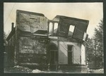 Photograph of fire damage to Miami Military Institute, December, 1903