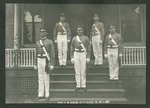 Photograph of cadet commissioned officers at Miami Military Institute, 1905