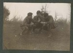 Photograph of three unidentified Miami Military Institute cadets, 1904