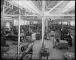 Employees working in the Dayton-Wright Airplane Company Mill in Plant 1, July 10, 1918 by The Dayton-Wright Airplane Company