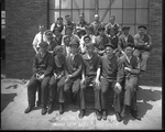 Employees of the Motor Test Department of the Dayton-Wright Airplane Company July 25, 1918 by The Dayton-Wright Airplane Company