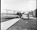 De Havilland DH-4 with military markings at the Dayton-Wright Airplane Company South Field by The Dayton-Wright Airplane Company