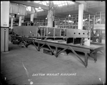 Fuselage of a De Havilland DH-4 with the tail section attached at a Dayton-Wright Airplane Company factory by The Dayton-Wright Airplane Company