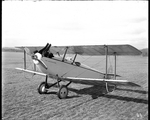 Front view of the Dayton-Wright "The Messenger" airplane at the Dayton-Wright Airplane Company by The Dayton-Wright Airplane Company