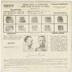 Mugshot Card for James Reid, November 10, 1936 by Wright State University