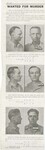 Wanted Poster for Alfred Brady, James Dalhover, and Clarence Lee Shaffer, July 1937 by Wright State University
