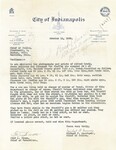Indianapolis Department of Police Letter Regarding Brady Gang Escape, October 11, 1936 by Wright State University