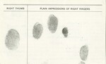 Record of Arrest for Alfred George Fouts, November 11, 1958 — Reverse by Wright State University