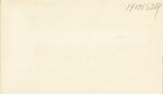 Record of Arrest for Alfred George Fouts, February 3, 1931 — Reverse by Wright State University