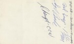 Record of Arrest for Alfred George Fouts, February 8, 1936 — Reverse by Wright State University