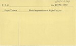 Record of Arrest for Alfred George Fouts, November 20, 1944 — Reverse by Wright State University