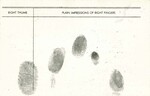 Record of Arrest for Alfred George Fouts, July 17, 1963 — Reverse by Wright State University