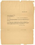 Dayton Chief of Police Letter Regarding Earl Fouts Extradition, March 20, 1939 by Wright State University
