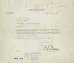 Bowie and Bowie Letter to Dayton Chief of Police Regarding Earl Fouts Extradition, March 18, 1939 by Wright State University