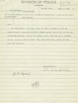 Division of Police Information Report, July 3, 1937 by Wright State University