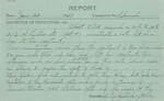 Alfred Fouts Dayton Police Report, January 23, 1937 by Wright State University