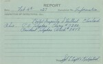 Alfred Fouts Dayton Police Report, February 4, 1937 by Wright State University
