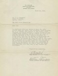Alfred Fouts Extradition Letter, March 29, 1939 by Wright State University