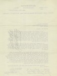 Post Office Department Letter Regarding Alfred Fouts, August 30, 1933 — Reverse by Wright State University