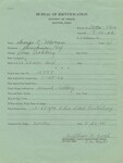 Bureau of Identification Disposition of Sentence Record for George Moran, August 26, 1946 by Wright State University