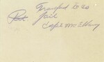 Suspicion Blank for George Moran, July 13, 1946 — Reverse by Wright State University