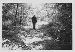 Crime Scene Photograph — Wooded Lane, Vance Road, Dayton Area, 1946 by Wright State University