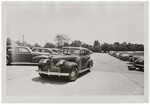 Evidence Photograph — Vehicle Associated with George Moran Investigation in Parking Lot, 1946 by Wright State University