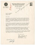 FBI Letter Transmitting Firearms Seized from George Moran to Dayton Chief of Police, June 2, 1949 by Wright State University