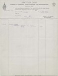 Ohio BCI&I Criminal History Letter for Virgil Summers, July 22, 1946 by Wright State University