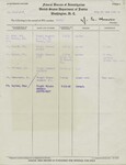 FBI Criminal History Record for Virgil Summers, July 25, 1946 by Wright State University