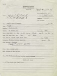 Dayton Division of Police Bureau of Identification Record Card for Virgil Wilson Summers, July 13, 1946 by Wright State University