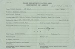 Dayton Police Department Disposition of Arrest Record for Virgil Summers, July 1946 by Wright State University