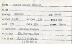Identification Record Card for Virgil Wilson Summers, Robbery, July 13, 1946 by Wright State University