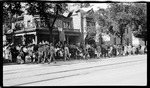 Soldiers with the pack train of the Second Infantry Regiment, United States Army in the parade during the 1909 Wright Brothers Homecoming Celebration by Andrew S. Iddings