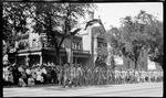 Soldiers with the Second Infantry Regiment United States Army marching in the parade during the 1909 Wright Brothers Homecoming Celebration