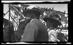 Katharine Wright during the 1909 Wright Brothers Homecoming Celebration medals ceremony by Andrew S. Iddings