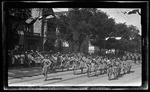United States Army Second Infantry Band marching in the parade during the 1909 Wright Brothers Homecoming Celebration