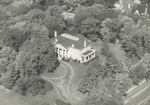 Close-up aerial view of Hawthorn Hill