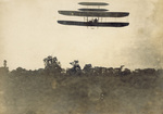 Wright 1905 Flyer in flight at Huffman Prairie by Wright Brothers