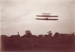 Wright 1905 Flyer in flight at Huffman Prairie by Wright Brothers