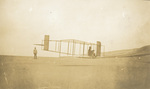 Orville Wright gliding in Wright 1911 glider