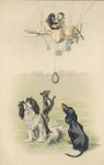 Sentimental canine postcard by R. Ulreich