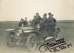 A group shot in an automobile by J. Rozendaal