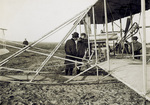 Wilbur Wright working of the engine by M. Rol and Company, Paris