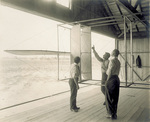Student pilots examining the rudder by Tresslar's Studio, Montgomery, AL