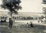 Spectators at Wisconsin State Fairgrounds by J. H. Taylor