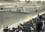 Hoxsey taking off at the Wisconsin Fairgrounds by J. H. Taylor