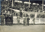 Hoxsey's crash into the grandstands by J. H. Taylor