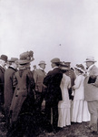 Orville and Katharine Wright with spectators by August Scherl