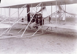 Orville Wright and Frau Hildebrandt by August Scherl